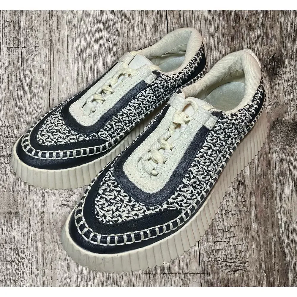 Dolce Vita black and white women’s sneaker.‎ Size 8.5